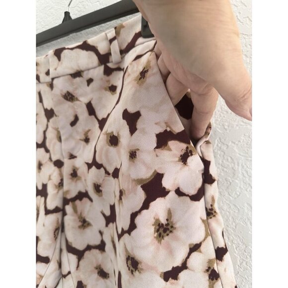 Banana Republic Women’s‎ Dressy Chino Shorts Pink Floral Size 0 Pockets Fairy - Picture 4 of 10